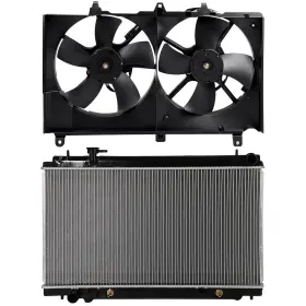 Autosuperstar 12797504 Electric Radiator Cooling Fan Kit For 2003 2004-2006 Nissan 350z 3.5l 3498cc V6
