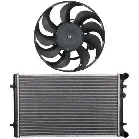 12799928 Autosuperstar Electric Radiator Cooling Fan Kit For 2000-2006 Audi Tt Quattro 1.8l 1781cc L4