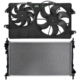 12800724 Autosuperstar Electric Radiator Cooling Fan Kit For 2010-2013 Ford Transit Connect 2.0l 1999cc