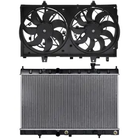 12800725 Autosuperstar Electric Radiator Cooling Fan Kit For 2014 2015-2018 Nissan Rogue 2.5l 2488cc