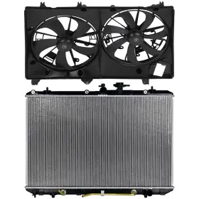 12800730 Autosuperstar Electric Radiator Cooling Fan Kit For 2008-2013 Toyota Highlander 3.5l 3456cc