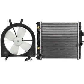 12801269 Autosuperstar Electric Radiator Cooling Fan Kit For 1992 1993-1998 Honda Civic 1.6l 1590cc