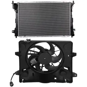 12802430 Autosuperstar Electric Radiator Cooling Fan Kit For 2003-2005 Mercury Grand Marquis 4.6l V8