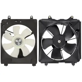 12803487 Autosuperstar Electric Radiator Condenser Cooling Fan Assembly For 2006-2011 Honda Civic 1.8l
