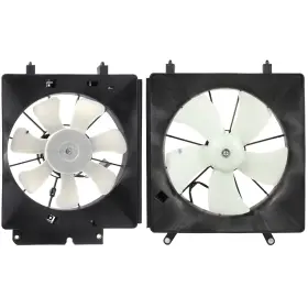 12803495 Autosuperstar Radiator Condenser Cooling Fan Assembly For 2002-2006 Honda Cr-v 2.4l 2354cc