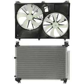 12807800 Autosuperstar Electric Ac Condenser Cooling Fan Kit For 2014-18 Toyota Highlander 2.7l 2672cc