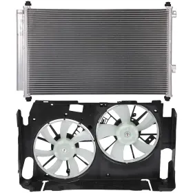 12808565 Autosuperstar Electric Ac Condenser Cooling Fan Kit For 2006-2012 Toyota Rav4 2.5l 2494cc