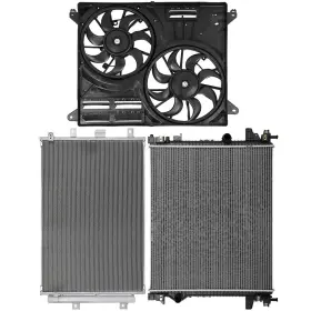 12822831 Autosuperstar Electric Radiator Condenser Cooling Fan Kit For 2019-2020 Ford Edge 1999cc 2.0l