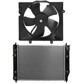 12886091 Autosuperstar Electric Engine Radiator Cooling Fan Kit For 2002-2005 Kia Sedona 3.5l 3497cc V6