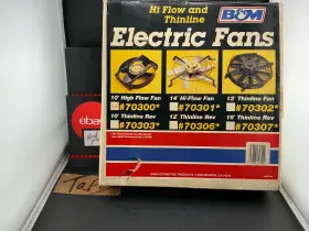 70300 B&m Electric Fan 10 Inch Standard Reversible 4 Blades Steel Housing #70300