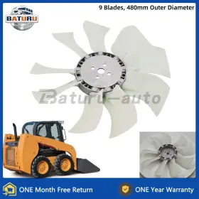 47488898 Baturu Cooling Fan For New Holland L223 L225 Case Tr270 Tr320 Sr200 9 Blade