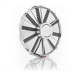 75033 Be Cool Radiators - 16 Inch Show And Go High Torque Single Puller Fan With Billet Cover