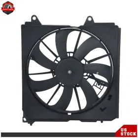 Ber731550 Berliii For Acura Tlx 15-20 3.5l Driver Left Radiator Cooling Fan Assembly With Shroud