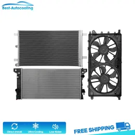 Auto84414001s Best-auto-cooling Aluminum Radiator Condenser And Fan Kit For 2018-2019 Lincoln Navigator Auto84414001s Best-auto-cooling Aluminum Radiator Condenser And Fan Kit For 2018-2019 Lincoln Navigator