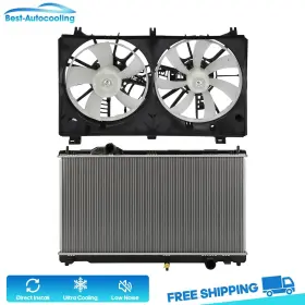 Bestauto83748301scooling Best-auto-cooling Aluminum Radiator And A/c Fan Kit For 2014-2015 Lexus Is250 2-door 2.5l V6 Bestauto83748301scooling Best-auto-cooling Aluminum Radiator And A/c Fan Kit For 2014-2015 Lexus Is250 2-door 2.5l V6