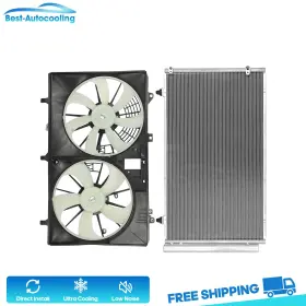Bestauto83761001scooling Best-auto-cooling A/c Condenser And Fan Assembly Kit For 2011 2012-2015 Toyota Sienna 3.5l Bestauto83761001scooling Best-auto-cooling A/c Condenser And Fan Assembly Kit For 2011 2012-2015 Toyota Sienna 3.5l