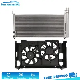 Bestauto83762601scooling Best-auto-cooling A/c Condenser And Fan Assembly Kit For 2010 11-2015 Toyota Prius 1.8l L4