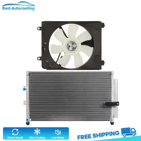 Best-auto-cooling Bestauto83764101scooling A/c Condenser And Fan Assembly Kit For 2006-2011 Honda Civic Hybrid 1.3l