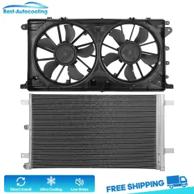 Bestauto84408601scooling Best-auto-cooling A/c Condenser And Fan Assembly Kit For 2017 2018 19-2020 Ford F-150 3.5l