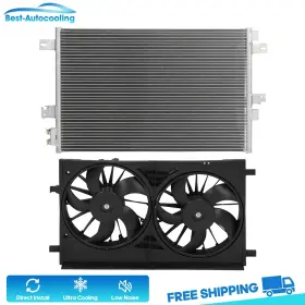 Bestauto84701201scooling Best-auto-cooling A/c Condenser And Fan Assembly Kit For 2011-2014 Chrysler 200 2.4l 3.6l