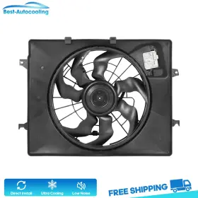 Cool176626s01 Best-auto-cooling 623770 Radiator Fan Assembly For 2014-2015 Kia Optima 2.4l Driver Side