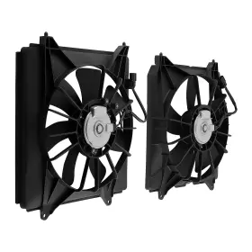 6or8g5 Bfo Pair Ac Radiator Cooling Fan With Blade Motor And Shroud Set For Honda Accord 2013-17 6or8g5 Bfo Pair Ac Radiator Cooling Fan With Blade Motor And Shroud Set For Honda Accord 2013-17