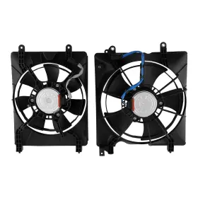 7hxd0k Bfo Pair A/c Ac Condenser Radiator Cooling Fan For Honda Civic 2012-15 Acura 2013-17