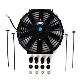 Blobxcc-00002-bk-v2 Blox Racing Electric Slim Fan - 12in 120w Straight Blade Black V2
