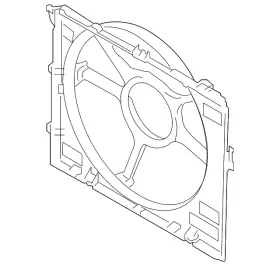 17-11-2-283-407 Bmw Genuine Fan Shroud
