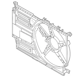 17-42-7-637-189 Bmw Genuine Fan Shroud 17-42-7-637-189 Bmw Genuine Fan Shroud