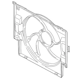17-42-8-626-872 Bmw Genuine Fan Shroud