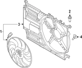 17-42-9-846-922 Bmw Genuine 2023-2024 X1 - Fan Assembly