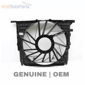 17117589026 Bmw 2011-2012 550i Gt Xdrive - Radiator Electric Cooling Fan Housing / Shroud