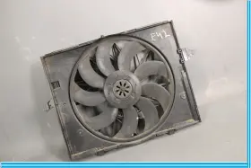 17427514314 Bmw 04-05 645ci E64 Front Radiator Condenser Cooling Fan Complete Assembly Oem #2