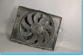 17427514314 Bmw 04-05 645ci E64 Front Radiator Condenser Cooling Fan Complete Assembly Oem #3