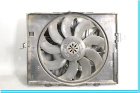 17427514314 Bmw 04-05 645ci E64 Front Radiator Condenser Cooling Fan Complete Assembly Oem