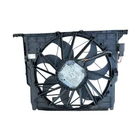 17427589031 Bmw 09-17 528i 650i Xdrive 750li Engine Motor Cooling Radiator Fan Shroud Oem