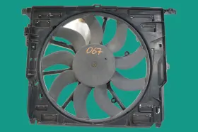 17427612453 Bmw F07 F10 F12 F01 N55 Electric Radiator Cooling Fan With Shroud 10-2018
