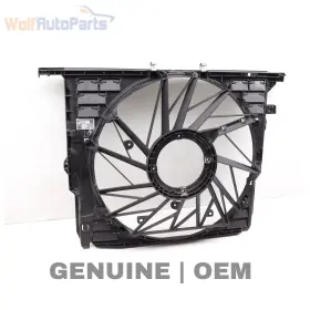 17427612454 Bmw 2013-2015 550i Gt 4.4l - Electric Cooling Fan Housing / Cowl 7612454