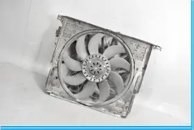 17428509742 Bmw 10-18 640i 650i F10 F13 N63 Left Electric Radiator Cooling Fan With Shroud Oem #3