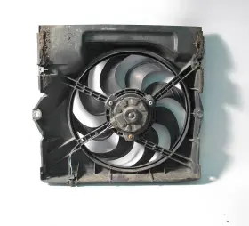 64508364093 Bmw E36 3-series Aux Auxiliary Ac Cooling Pusher Fan W Shroud 1992-1999 Oem Used #2