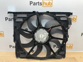 7647367 Bmw 2011-2017 F10 535i N55 850 Watt Engine Cooling Fan Shroud Oem