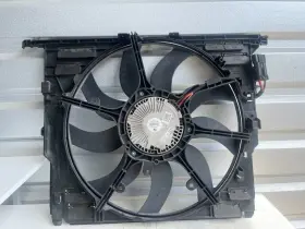 772.60140.24 Bmw 2011-2017 535i F10 F07 Electric Radiator Cooling Fan Assembly 65k Miles Oem