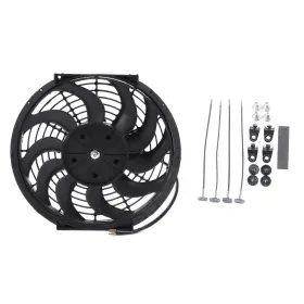 13603583 Book-autoparts 1x Condenser Radiator Universal Cooling Fan Assembly For 12 Inch