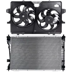 13607916 Book-autoparts Engine Radiator Cooling Fan Kit For 09-11 Mercury Mariner 08-12 Ford Escape