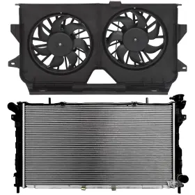 Book-autoparts 13607943 1x Radiator Cooling Fan For 2005-2007 Chrysler Town And Country Dodge Caravan