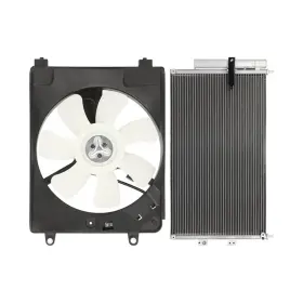 Book-autoparts 13648459 Ac Condenser Cooling Fan Kit For 2006 2007 2008-2011 Honda Civic 1.3l