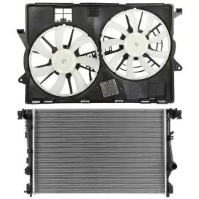 13649078 Book-autoparts Radiator Cooling Fan Kit For Jeep Cherokee 2014 2015 2016 2017 2018 3.2l