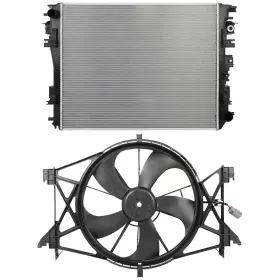 13654075 Book-autoparts Radiator Cooling Fan Kit For Ram 1500 2500 3500 2014-18 Classic 2019