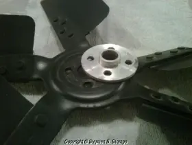 D0zz-8546-a Bp 1970 Boss 429 Mustang Kkx Aluminum Fan Spacer. Special Part One #2